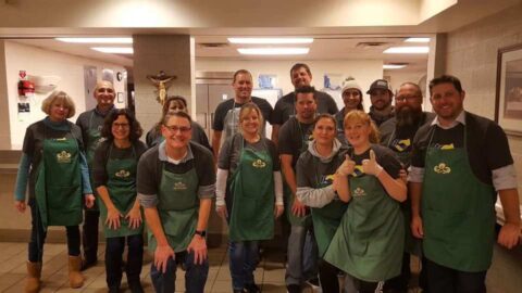 Decker team volunteering at Wichita's Lord's Diner