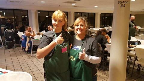 Decker team volunteering at Wichita's Lord's Diner