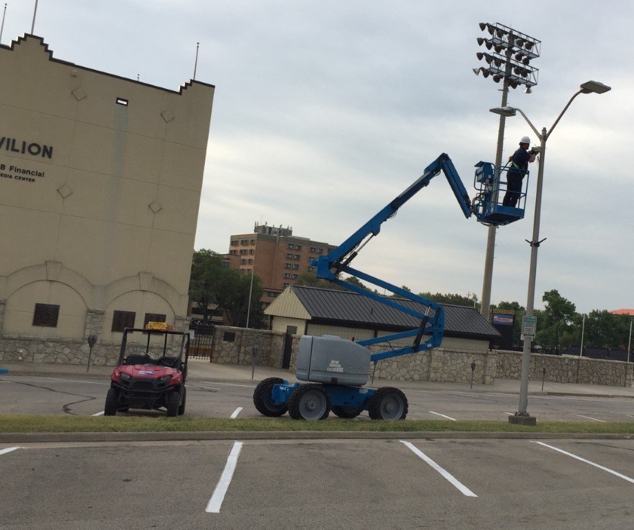 Security camera installation