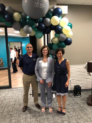 Owner of Decker Electric at the ribbon cutting ceremony for Ronald McDonald House in Wichita KS