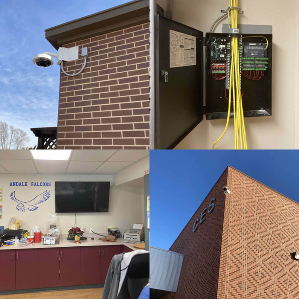 security camera installation