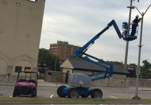 Security camera installation